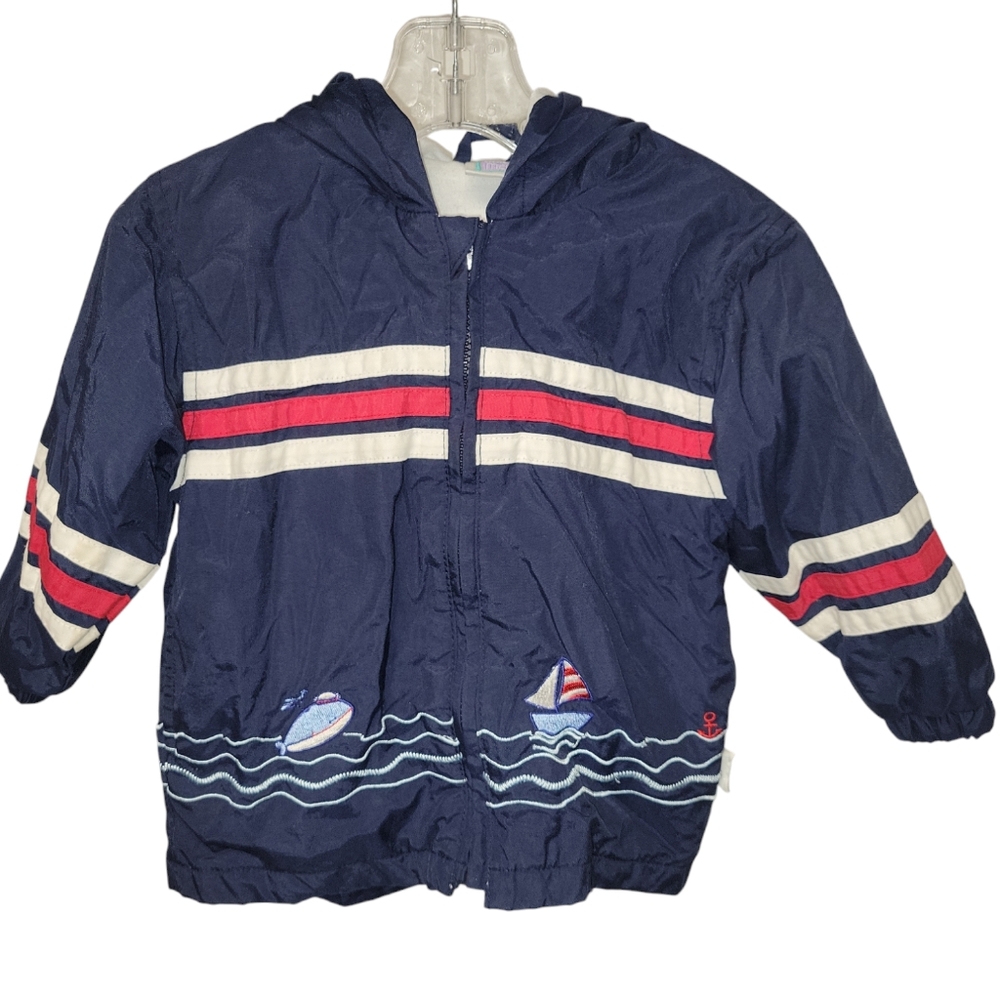 Little Me Blue Raincoat for All-Weather Adventures 18 months